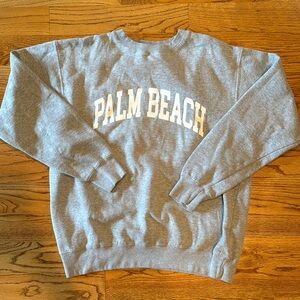 Palm Beach grey sweatshirt